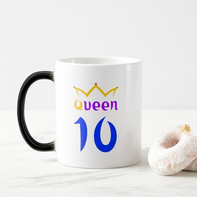 Caneca Mágica Rainha 10 (Com Donut)