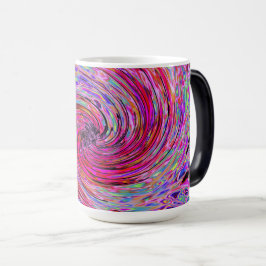 Caneca Mágica Raio Floral legal, Rosa Quente e Vermelho, para Re