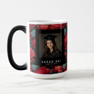 Caneca Mágica Ranunculus Floral Tendência de Formatura