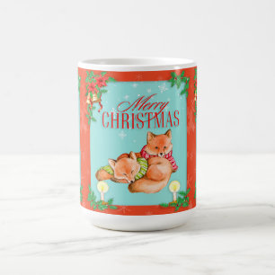 Caneca Mágica Raposa de Natal