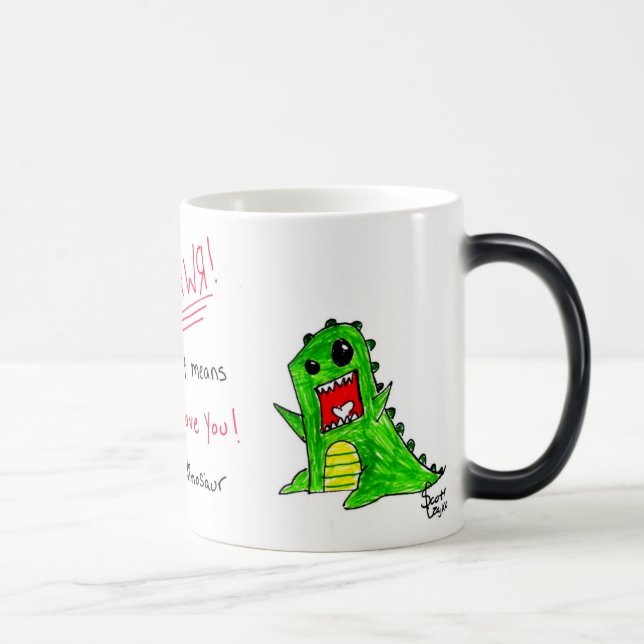 CANECA MÁGICA RAWR! (Direita)