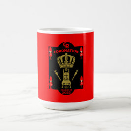 Caneca Mágica Rei Charles III Coronação Comemorativa Souvenir