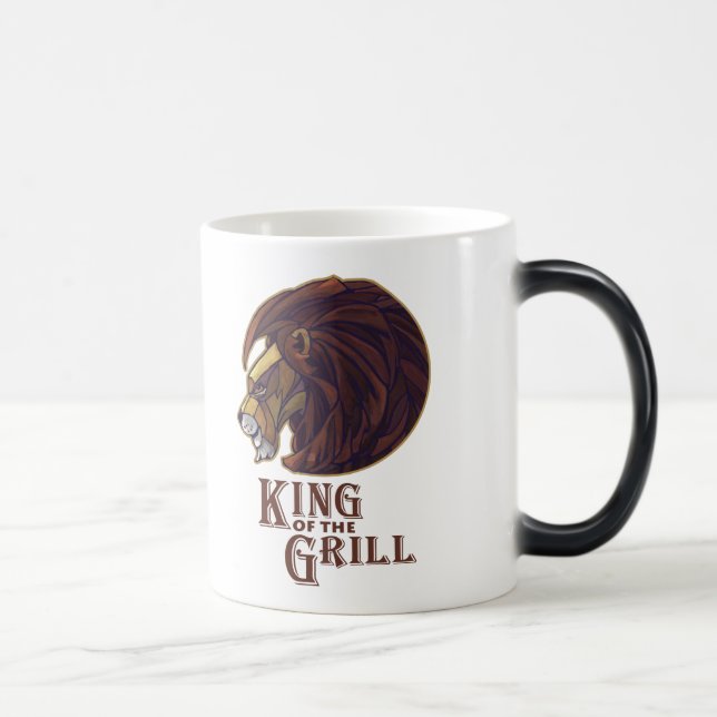 Caneca Mágica Rei do Grill (Direita)