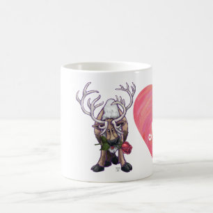 Caneca Mágica Reindeer Dia de os namorados