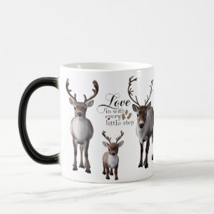 Caneca Mágica Rena Silhueta Mágica