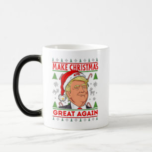 Caneca Mágica Republicano Gift Mug, Donald Trump Feliz Natal