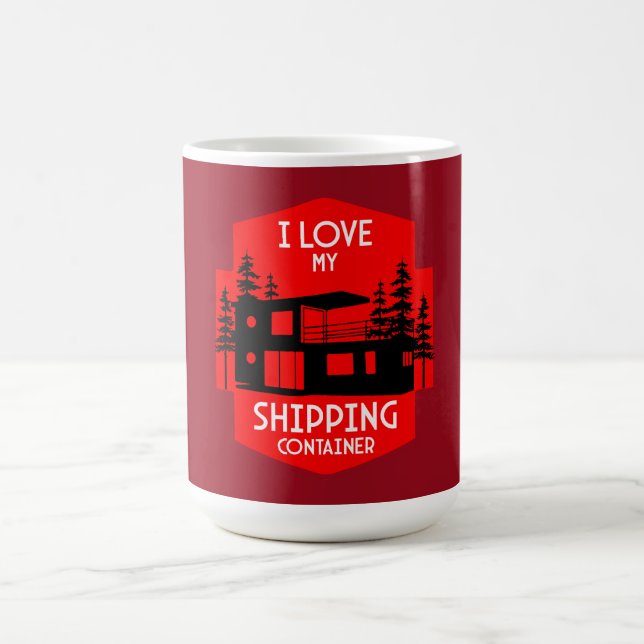 Caneca Mágica Residência do Contentor de Entrega (Center)