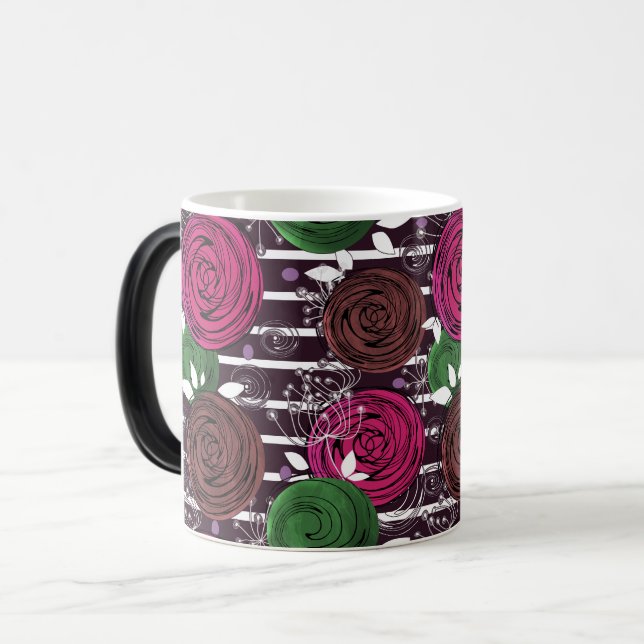 Caneca Mágica Retro, rústico, pessoal (Frente Esquerda)