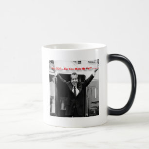 Caneca Mágica Richard Nixon "Já Sentem Minha Falta?" Camisetas e