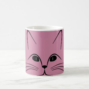 Caneca Mágica Rosa do nariz do gatinho