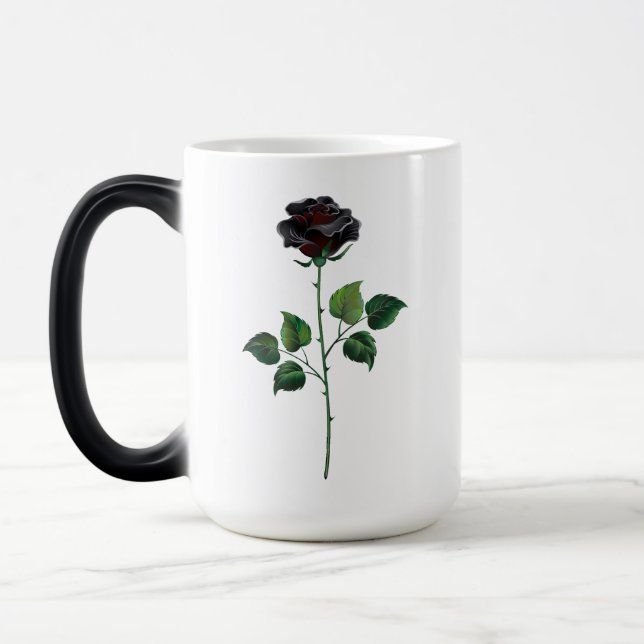 Caneca Mágica Rosa preto (Esquerda)