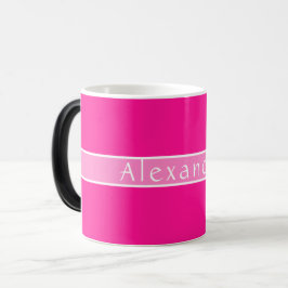 Caneca Mágica Rosa Quente Personalizado