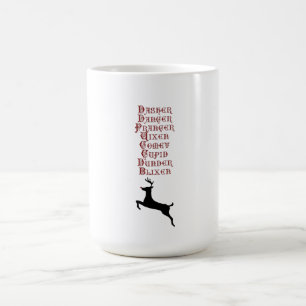 Caneca Mágica Rudolph, Comet, Reindeer Blixen