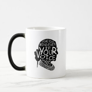Caneca Mágica Ruth Fale A Sua Mente Mesmo Que Sua Voz Aperte