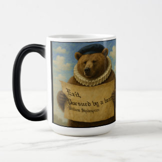 Caneca Mágica Sair, perseguido por um urso citação de Shakespear