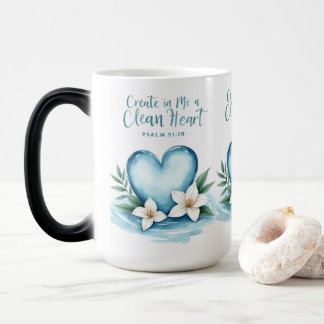 Caneca Mágica "Salm 51 Watercolor Heart Gift Mug