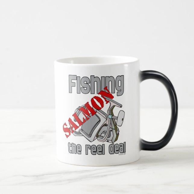 Caneca Mágica Salmão De Pesca Camarão De Pesca Do Enguia (Direita)