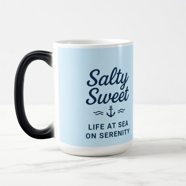 Caneca Mágica Salty Sweet Life in Sea Mug (Esquerda)
