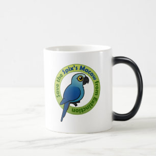 Caneca Mágica Salvar o Macaw do Spix da extinção