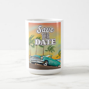 Caneca Mágica Salve a Data carro clássico