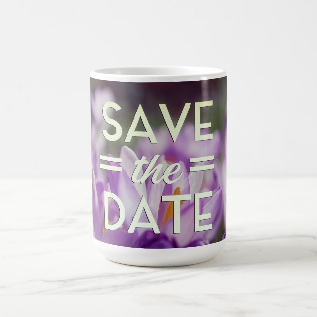 Caneca Mágica Salve a Data Flor Roxa (Center)