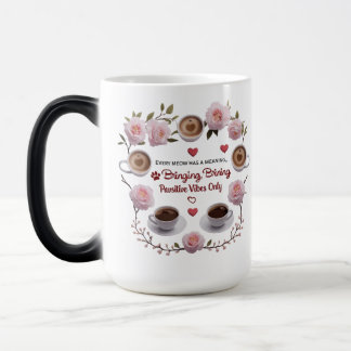 Caneca Mágica Sangue Pawsitivo - Morphing mágico do café com cor