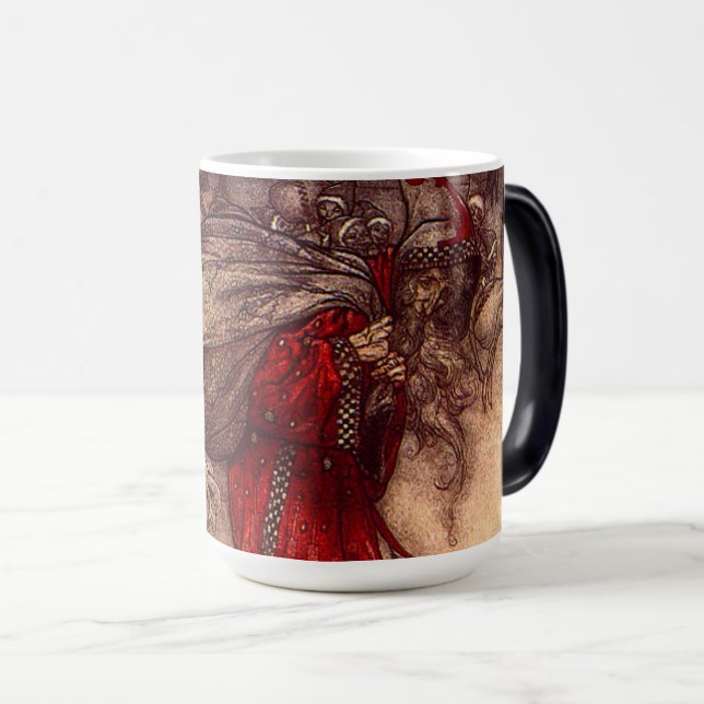 Caneca Mágica Santa Claus Arthur Rackham (Frente Esquerda)