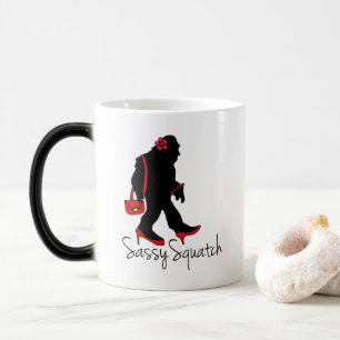 Caneca Mágica Sassy Squatch, Sasquatch Morphing Mug