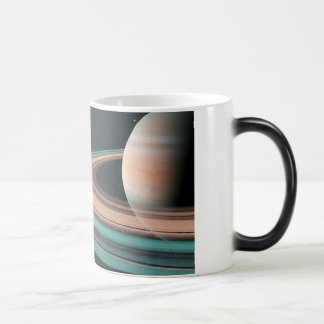 Caneca Mágica Saturno Planeta Mug com Anéis