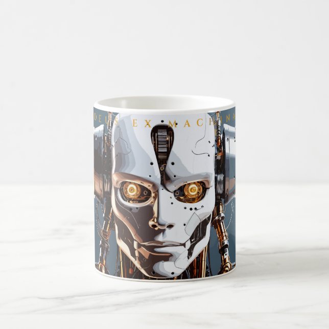 Caneca Mágica Sci-Fi White Gold Android Deus Ex Machina (Centro)