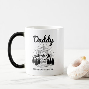 Caneca Mágica Script de Dia de os pais Moderno de Nomes de Crian