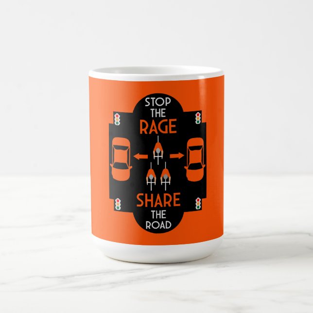 Caneca Mágica Segurança Rodoviária de Bicicleta (Center)