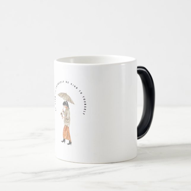 Caneca Mágica Seja gentil consigo mesmo (Frente Esquerda)
