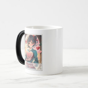 Caneca Mágica Seja Meu Namorado ao Estilo Mangá 31470