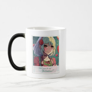 Caneca Mágica Seja meu Namorados no Estilo de mangá 33420