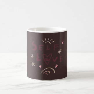 Caneca Mágica Self Love Mug | Cute Self Care Coffee Mug