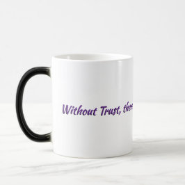 Caneca Mágica Sem Confiança, não há razão para continuar com a T