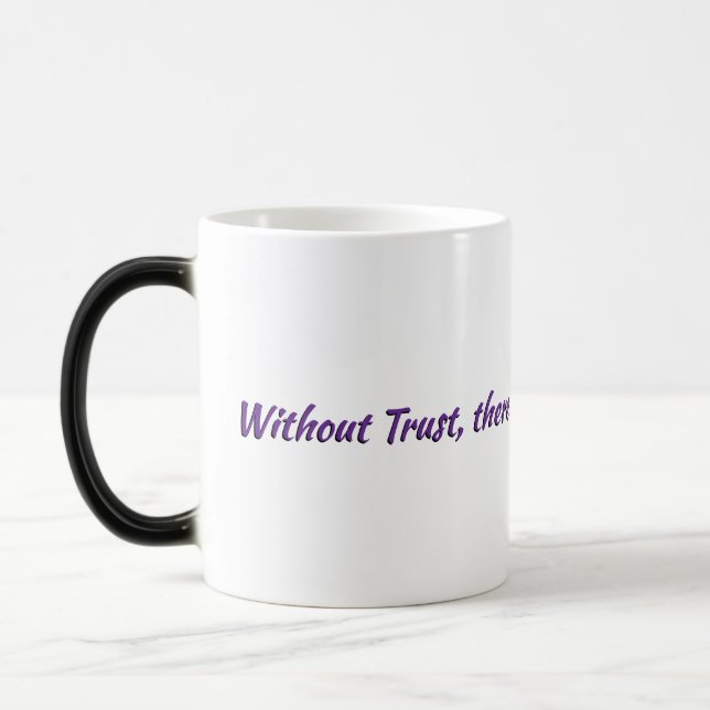 Caneca Mágica Sem Confiança, não há razão para continuar com a T (Esquerda)