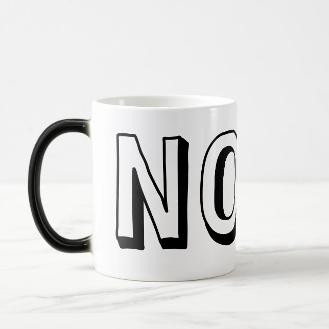 Caneca Mágica sem receios, sem dúvidas e sem arrependimentos (Esquerda)