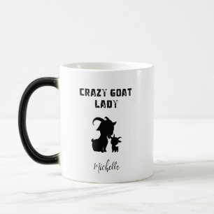 Caneca Mágica Senhora Cabra Louca Adepta de Animais da Fazenda D