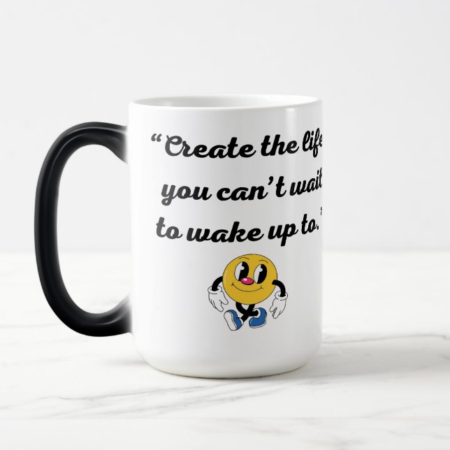 Caneca Mágica Serene Abstrato Coffee Mug (Esquerda)