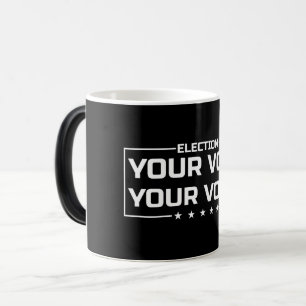 Caneca Mágica Seu voto é branco