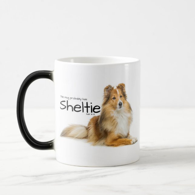 Caneca Mágica Sheltie Hair (Esquerda)