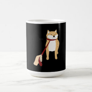 Caneca Mágica Shiba inu   design engraçada para cães não