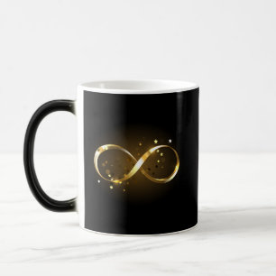 Caneca Mágica Símbolo Infinity do ouro