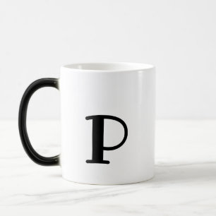 Caneca Mágica simples e mínimo adicione sua     fotografia de m