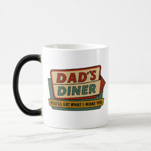 Caneca Mágica Sinal Retro do Lanche do Papai – Ben-Day Arte Pop