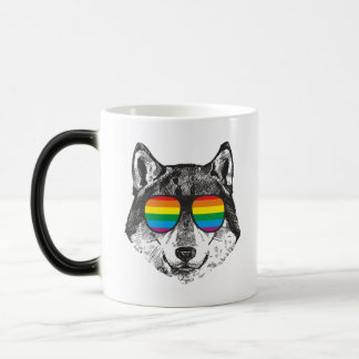 Caneca Mágica Sinalizador de Orgulho gay de Lgbt WOLF