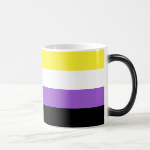 Caneca Mágica Sinalizador de Orgulho Não Binário