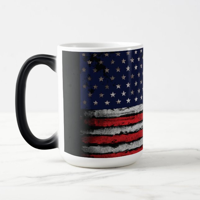 Caneca Mágica Sinalizador Grunge U.S.A (Esquerda)